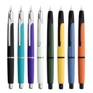【ZU store】 MAJOHN A2 Press Resin Fountain Pen Retractable EF Nib With Clip&Converter Ink Pen Office
