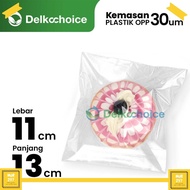 CLEAR GLASS OPP PLASTIC GLUE SEAL COOKIES PLASTIC BISCUIT BAG MULTIPURPOSE ACCESSORIES 11CM x 13CM