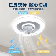 簡約智能風扇燈吸頂燈💯360度搖頭正反雙轉臥室客廳餐廳Led吊扇燈#風扇燈