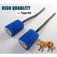 1 PAIR H1 / H3 CERAMIC SOCKET PLUG WIRE WIRING CABLE CONNECTOR HARNESS FOR CAR BULB HEADLIGHT HEAD L