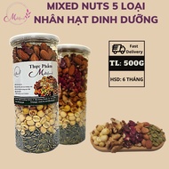 500G - MIXED NUTS 5 TYPES OF MULTIFOOD NUTRITIONAL NUTS