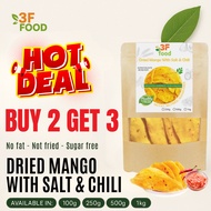 【BUY 2 GET 3】Spicy Dried Mango With Salt And Chili 100g of 3F Food - Spicy Sour Snack by 3F Food