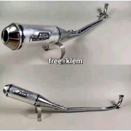 Ahm racing exhaust supra x 125 absholute revo jupiter z revo fit vega r supra fit