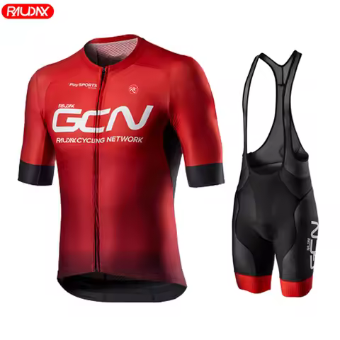 2026 Raudax Gcn Summer Short Sleeve Jersey Breathable Road Bike Uniform MTB Shirt Bicycle Men Cyclin