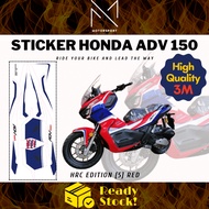 HONDA ADV 150 HRC Edition CoverSet Stripe Sticker Cover Set [5] RED 3M Premium Sticker