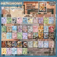 HENGHOME 45 Sheets Ins Dễ Thương Thực Phẩm Máy Tính Xách Tay Scrapbook Tạp Chí Kawaii Dán Cổ Điển Nh