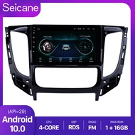 Seicane 9นิ้ว 2.5D IPS หน้าจอสัมผัส Android 10.0 ระบบนำทาง GPS สำหรับรถยนต์สำหรับ 2015 มิตซูบิชิ TRI