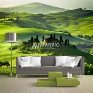 Wallpaper 3D pemandangan alam wallpaper custom pemandangan alam sawah