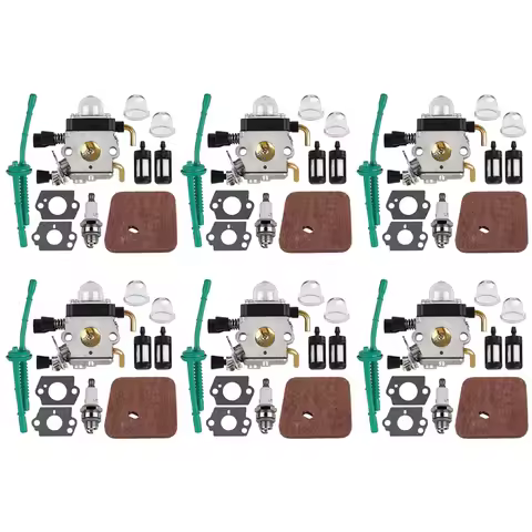 6X Carburetor For STIHL FS55 FS55R FS38 FS45 FS46 KM55 HL45 FS45L FS45C FS46C FS55C FS55RC String Tr