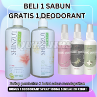 BELI 1 GRATIS 1 Sabun Cair Shinzu 500ML BONUS Magic Deodorant kemasan repack botol Pump GRATIS ONGKI