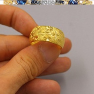 Glossy matte surface widened 916 gold ring couple couple ring 916 gold ring in stock