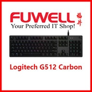Logitech G512 Carbon RGB Mech Gaming Keyboard GX RED/BROWN/BLUE 920-008949/9354/9372 [2 Year Limited Hardware Warranty]