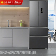 Midea | ตู้เย็นประตูหลายแบบ ปรับความถี่ได้ ขนาดบางพิเศษ 325 ลิตร