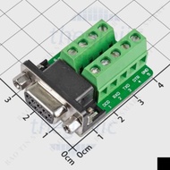 [2 Pieces]- DB9 Port 9-Pin Female Domino Screw Wire Connector Without Case Linhkiensmart