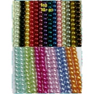 4mm, 6mm Glass Pearl Beads