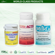 I FERN POWER TRIO | Fern-D 120 Softgels | Fern-ACTIV 60 Capsules | MILKCA 60 Capsules   100% I-FERN ORIGINAL