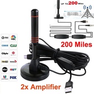 ♥ SPLAY Shipping+Readystock ♥High Gain HD TV Box Digital TV 30dbi Powerful DVB-T2 HD Antenna DVBT DA