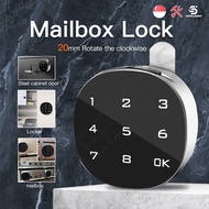 Smart  Letter Box Digital Lock Mailbox Lock Touch Screen Electronic Cabinet Door Locks for Home