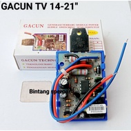 GACUN TV 21" GACUN TV REGULATOR 21" GACUN MK 21C REGULATOR GACUN TV 21 INCH MODULE POWER SUPPLY TV 2