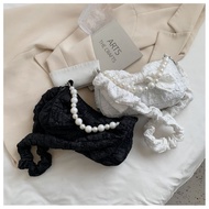 FREE PEARL RIBBON LACE SLING BAG / KOREAN RIBBON LACE SLING BAG / KOREAN RIBBON LACE PARTY BAG