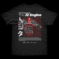 Toyota 2JZ-GTE Engine T Shirt 🚗 JZ Legends JDM Car Enthusiast Tee 100% Cotton Unisex Lelaki Wanita S