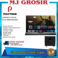 ORIGINAL LED TV POLYTRON 50BUG5959 50 INCH SAMRT SOUNDBAR NEW murah