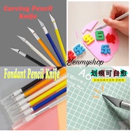Kek Fondant tool, cake decoration, cookie decorating and Art Pen Knife, Pencil Knife, Craft Knife Pe
