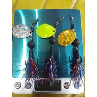 Inline spinner handmade nipple rotating cork casting bait