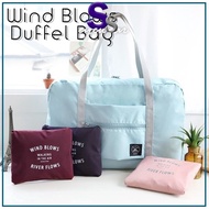 WIND BLOWS Duffel Bag Travel Bag Large Luggage Large Foldable Organizer Travel Bag Folding Carry Bag