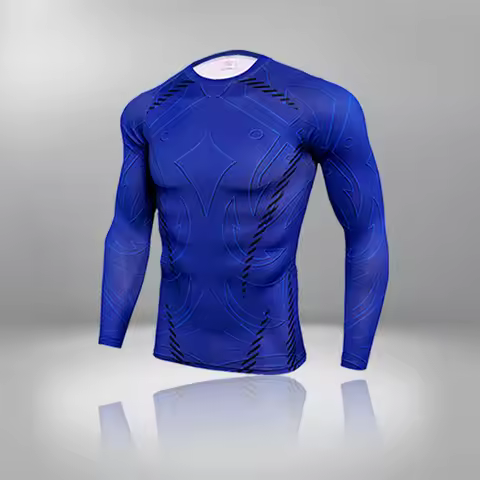 Quick Drying Ski Underwear Men's Tracksuit Thermal Sports Shirt Fitness Slim Men Compression Underwe