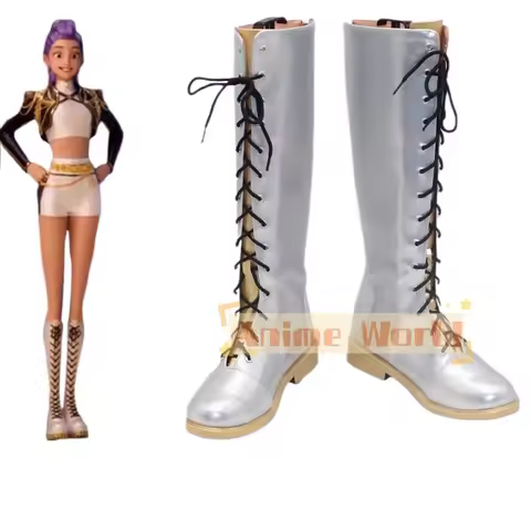 Game KPop Demon Hunters HUNTR/X Rumi rumi Cosplay Shoes Halloween Carnival Party Comic-con Role Play