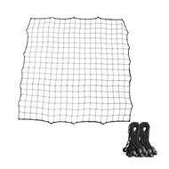 Soccer Rebounder Net with 20 Elastic Ropes Kickback Football Practice Net Target Goal Rebound Net Be
