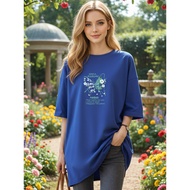 2Y337 [AIYOU] M-5XL Tshirt Blouse Tshirt Crop Top T shirt Plus Size Women Fashion High Ladies Loose 