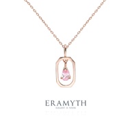 Eramyth Jewelry: สร้อยคอพร้อมจี้ เงินแท้ 925 ฝั่งด้วยเพชรสวิสCZ SF-0200-P09(พร้อมส่ง)