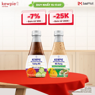 Combo ăn chay Kewpie: Xốt Salad Tương Mè 210ml & Mè Rang Hương Vị Quả Yuzu & Tắc 210ml