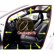 Subaru Forester 1996 - 2023 yrs Door BODY INNER RUBBER GETAH Weatherstrip Rubber Seal dalam hitam ru