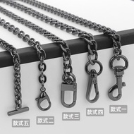 △♟ Satchel Bag Belt Chain Accessories ซื้อครั้งเดียว เปลี่ยน S lv A Underarm Backpack สายสะพายไหล่ Gun Color Black Chain Metal