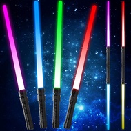 Light Up Swords Saber for Kids,4 pack 7 colors Expandable Light Swords Toys with FX Sound(Motion Sen