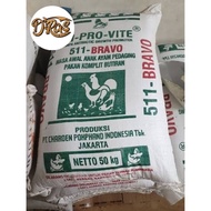 PUR AYAM 511 BRAVO 1 karung 50kg pakan anakan ayam