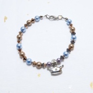 入秋 ◆brown - 施華洛世奇水晶珍珠 / 日本珠 / 手鍊 手環 禮物客製設計