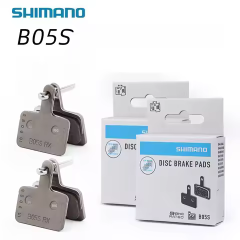 Shimano B05S Resin Disc Brake Pads for MT200 MT400 MT500 w/Spring 2-Piston Quiet Smooth Braking MTB 