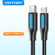 Vention USB C ถึง Micro B สายไฟชาย - ชาย Type C ถึง Micro B Connector สำหรับ Samaung Huawei Xiaomi M