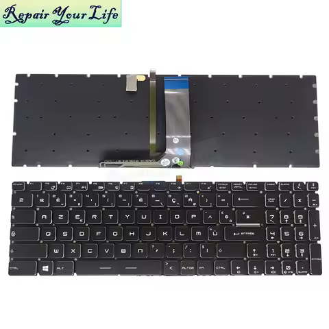 German Italian French AZERTY Laptop Keyboards Backlit Keyboard for MSI GS60 GS70 GL62 GL62M GT72 V14