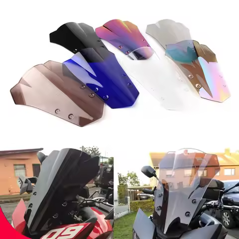Motorcycle Double Bubble Windshield Deflector Protector Wind Screen For Yamaha FJ 09 FJ09 MT09 MT-09