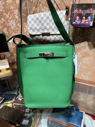 Hermes 竹子綠  so Kelly 22 框R