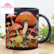 3D Magic Mushrooms Mug   3D Fun Space Design Mugs Offices Multi-Purpose Drink Cup for Home Office Do