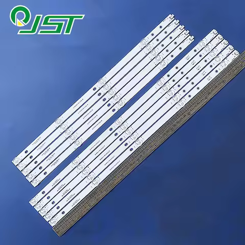 100% New 10pcs/Kit LED Strips for 55 TV R CA RNSMU5536-B VIOS VI-95935 SI55U DLED55sMD 5X9 0002.A-1