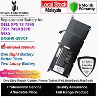 Dell Laptop Battery DXGH8 G8VCF 5500mAh for DELL XPS 13 7390 7391 7490 9370 9380