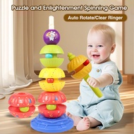 Educational Toy, Bell-ringing Toy, 1-2-year-old Baby's, Stacking Fun, 6-month-old baby's Rotating Fu