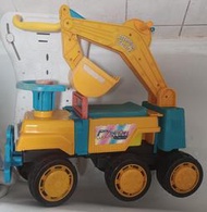 ╭✿㊣二手 兒童可坐 挖土機,怪手車 推土機 挖掘機 學步車 滑步車【62 x 26 x 60 公分】特價 $299 
